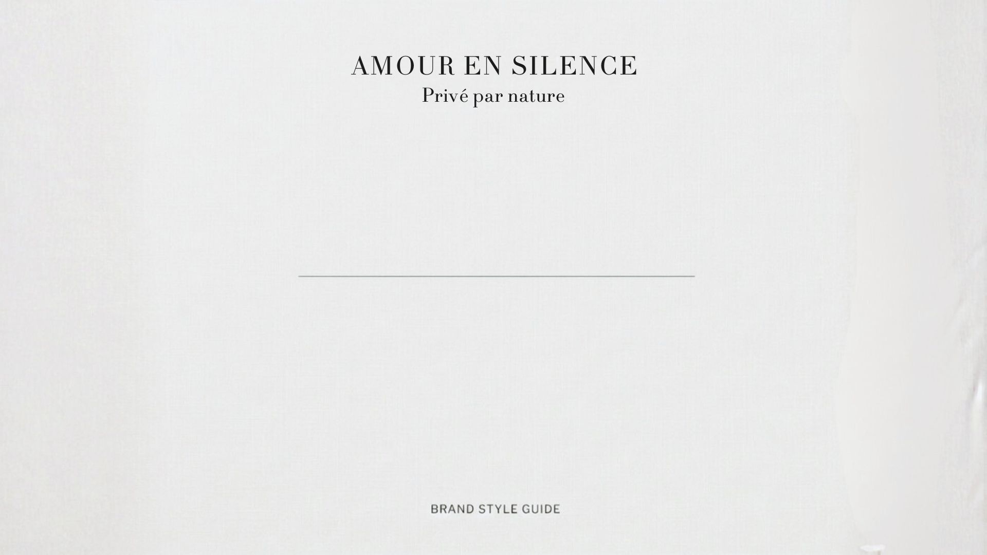 Amour en Silence